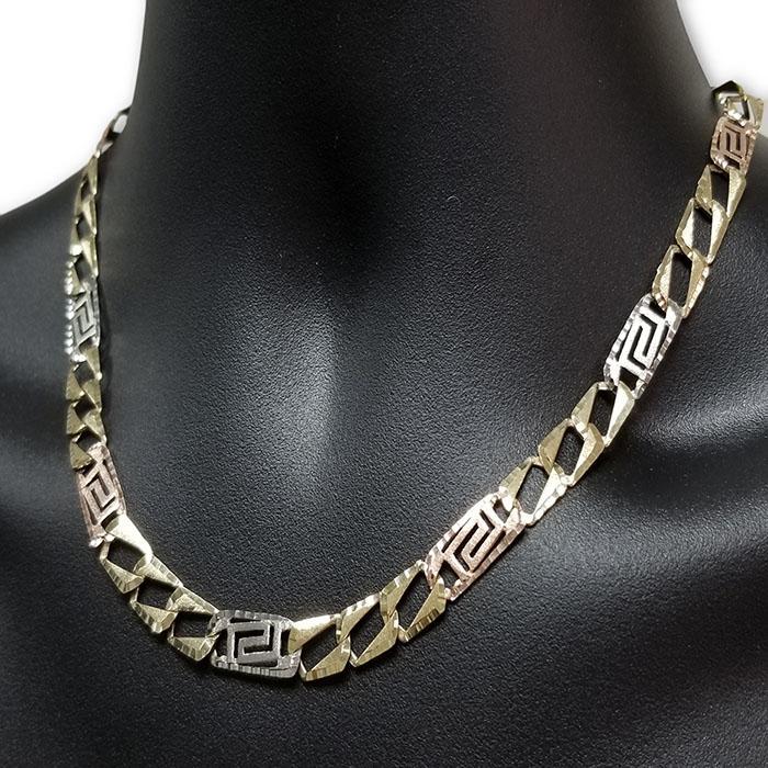 10k Chaine en or Versace Homme MGC-061 | Chain Versace for men in gold 10K-Gold Custom