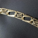 10k Chaine Versace Or Jaune Diamond Cut Homme MGC-053 | Diamond Cut Men's Versace Chain in yellow gold 10K-Gold Custom