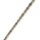 10K OR JAUNE TURKISH DIAMANT CUT CHAINE FEMME MGC-064 | 10K WOMEN'S DIAMOND CUT CHAIN-Gold Custom