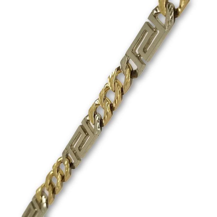 10K Versace 7.2MM Chaine Homme MGC-047 | Chain Versace for men in 10K gold 7.2MM-Gold Custom