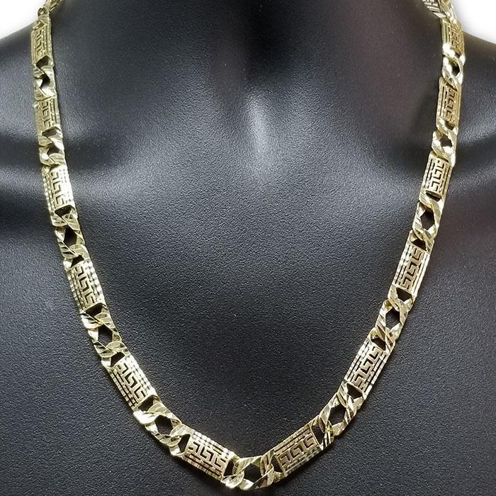 10K Versace 8.3MM Chaine Homme MGC-045 | 10K Versace Chain in gold 8.3MM-Gold Custom