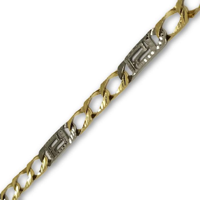 10K Versace 8.5MM Chaine Homme MGC-048 | Men's Chain Versace style 8.5MM in gold 10K-Gold Custom