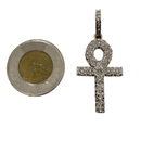 Cross Ankh 1.01ct si diamonds 10k Gold SP10717