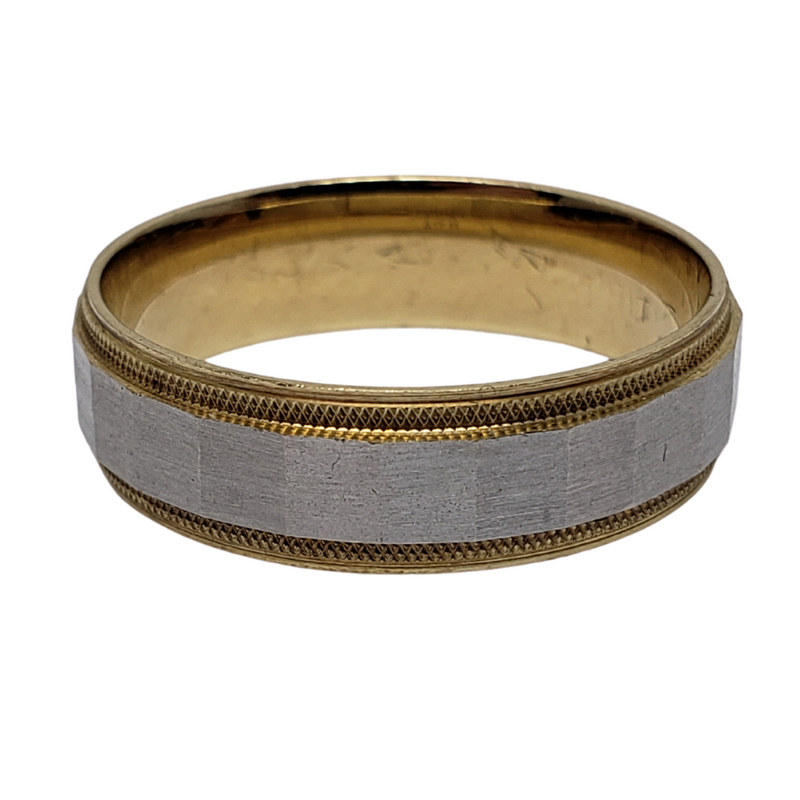 Wedding Band Ring in 10k Yellow Gold WGB-012