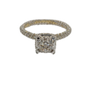 Bague Princessa 1.65ct diamants en or jaune 10k 
