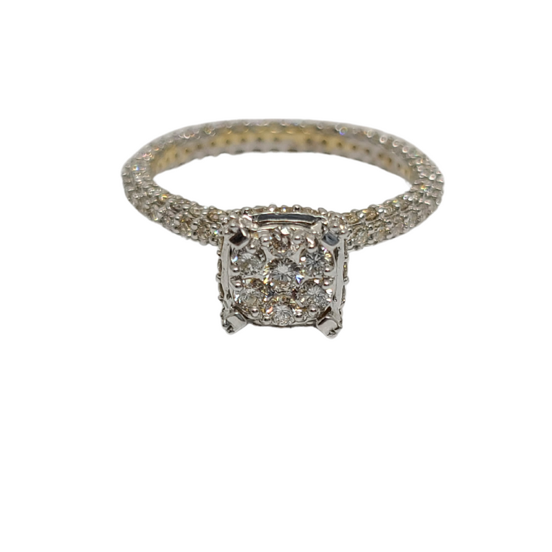 1.65ct diamond ring 10k Yellow gold LA-701