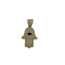 10k hamsa pendant new