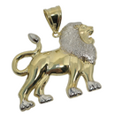10k Gold Lion Pendant LP-001
