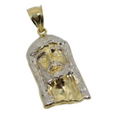 10k Gold Jesus Pendant JP-014 back closed