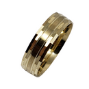 Mariage Bande Bague en or 10K WGB-007