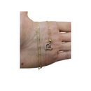 Singapour Chaine avec Cœur 10K NW-003