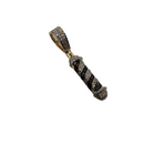 Pendatif de barbier 0.41ct de diamants en or jaune 10k 