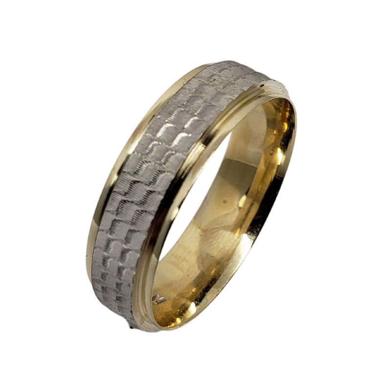 Wedding Band Ring in 10k Yellow Gold WGB-003