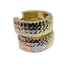 10k 3 tons gold huggys hrt-0020
