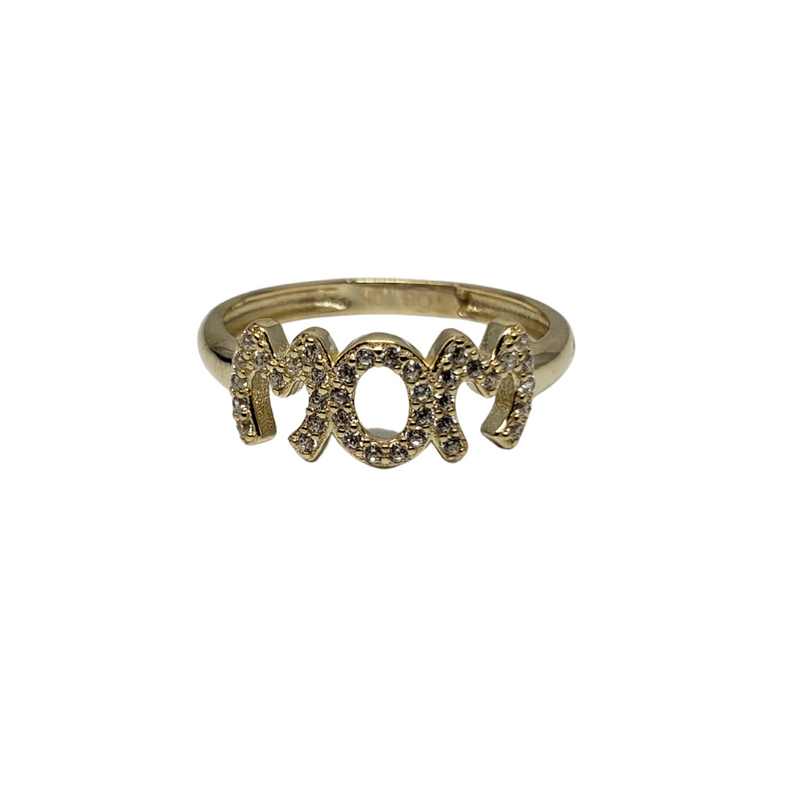 Mom ring 10k Gold J-004