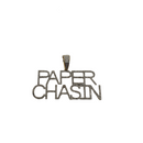 Paper Chasin Custom Pendant 0.60ct of Diamonds 10k Gold NEW