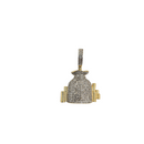 10k 0.69ct SI Diamond Money Bag Pendant