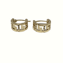 10k Medusa Greek Design Diamond Cut New