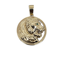 10k Lion Head Green Eyez New