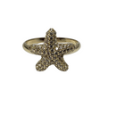 Beach star ring 10k Gold J-006