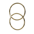 10k Extra Large Round Earrings