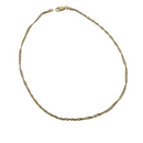 10k Singapour diamond Cut Ankle Chain
