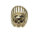 10k Amerindien Gold Ring NEW