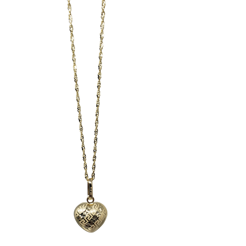 10k Heart Gold necklace