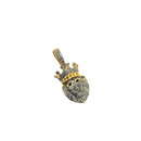 10k 0.66ct SI Diamond King Pendant