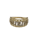 10k Greek design medusa Ring New