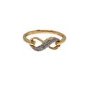 10k 0.09ct Yellow Gold Engagement Ring