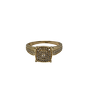Bague de fiançailles à diamant 0,35ct 10k neuf