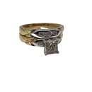 10k 0.25ct Bague de fiançailles