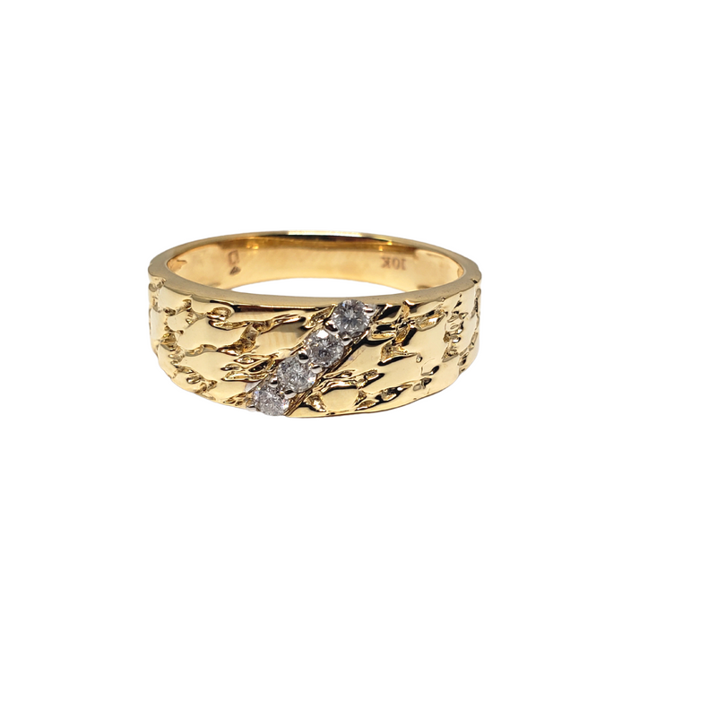 10k 0.20ct Yellow Gold Engagement Ring