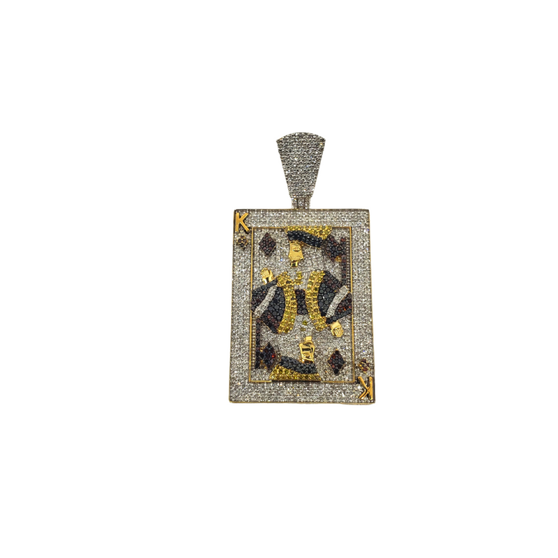 Card (The King) 3.41ct SI Pendant in 10k