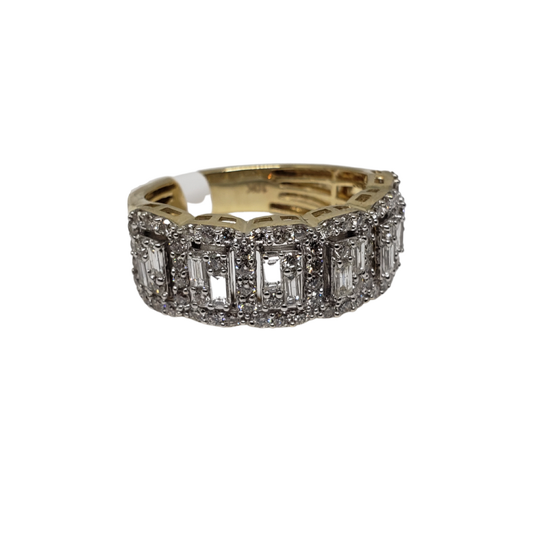 10k 10mm  Icy Ring 1.56ct Diamond Ring NEW
