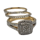 Diamant Bague 1.8ct Or jaune 14k SMR-108