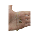 Singapore Chain with Heart 10K NW-007