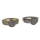 Diamant Bague 0.50ct Or jaune et blanc 10k SKR23683-50