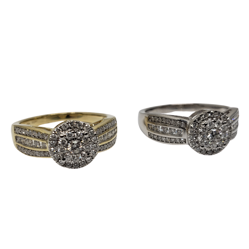 Diamond Ring 0.50ct in 10k Yellow & White Gold SKR23683-50