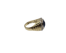 Beverly Saphire Gold Men’s gold ring LA010