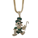 10k Diamond Cut Franco Chain With Duck Pendant