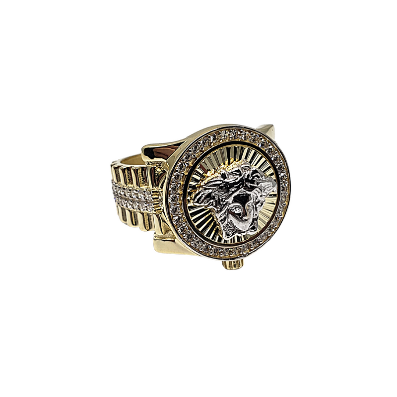 10K Greek Design Ring