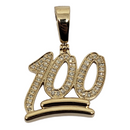 100 0.31ct Pendentif en or 10k SP 10768 A