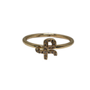 14k Initiale P Diamant de 0,20ct