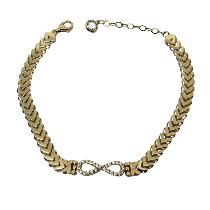 10k infinity love Bracelets MAB-227