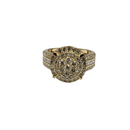 10k 2.21CT Hiphop Round Diamond Ring NEW