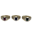 Rolly colorful  Ring 10k Gold New