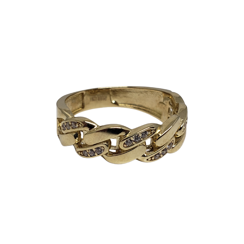 10k cuban link style  Ring New
