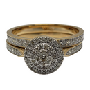 Diamant Bague 1.00ct Or jaune 14k SMR-106